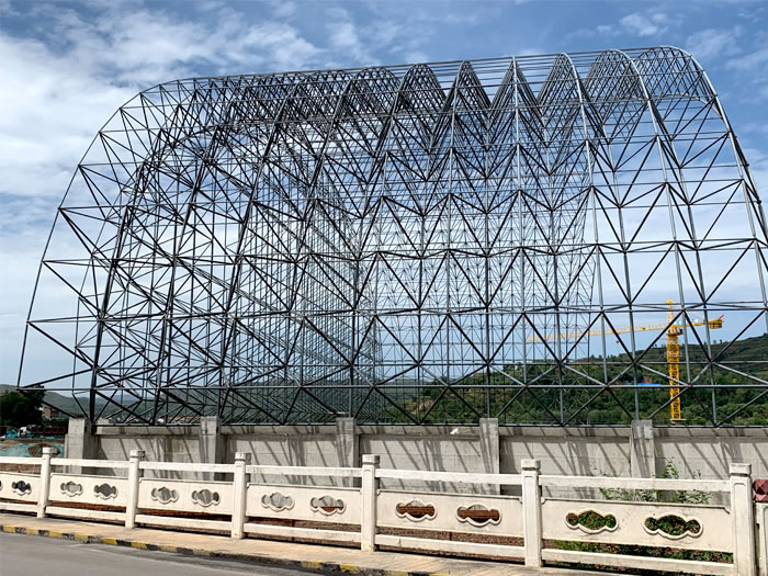 龙海山寨矿储煤棚网架